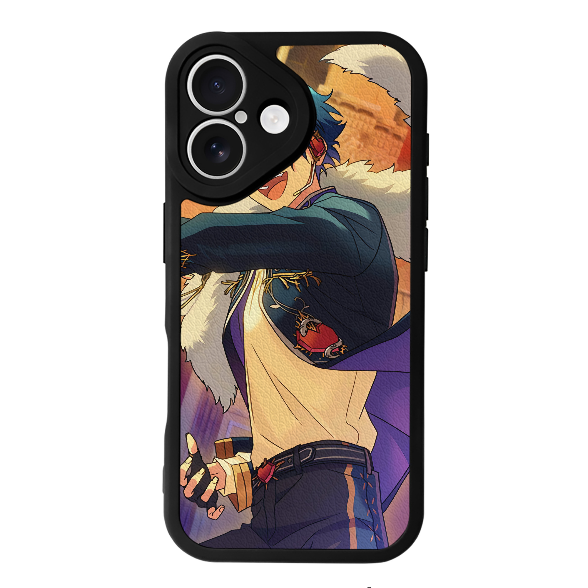 （画像用） あんさんぶるスターズ! Ensemble Stars 【iPhone 16シリーズ対応】シリコンスマホケース（レザー調） 材質：シリコン